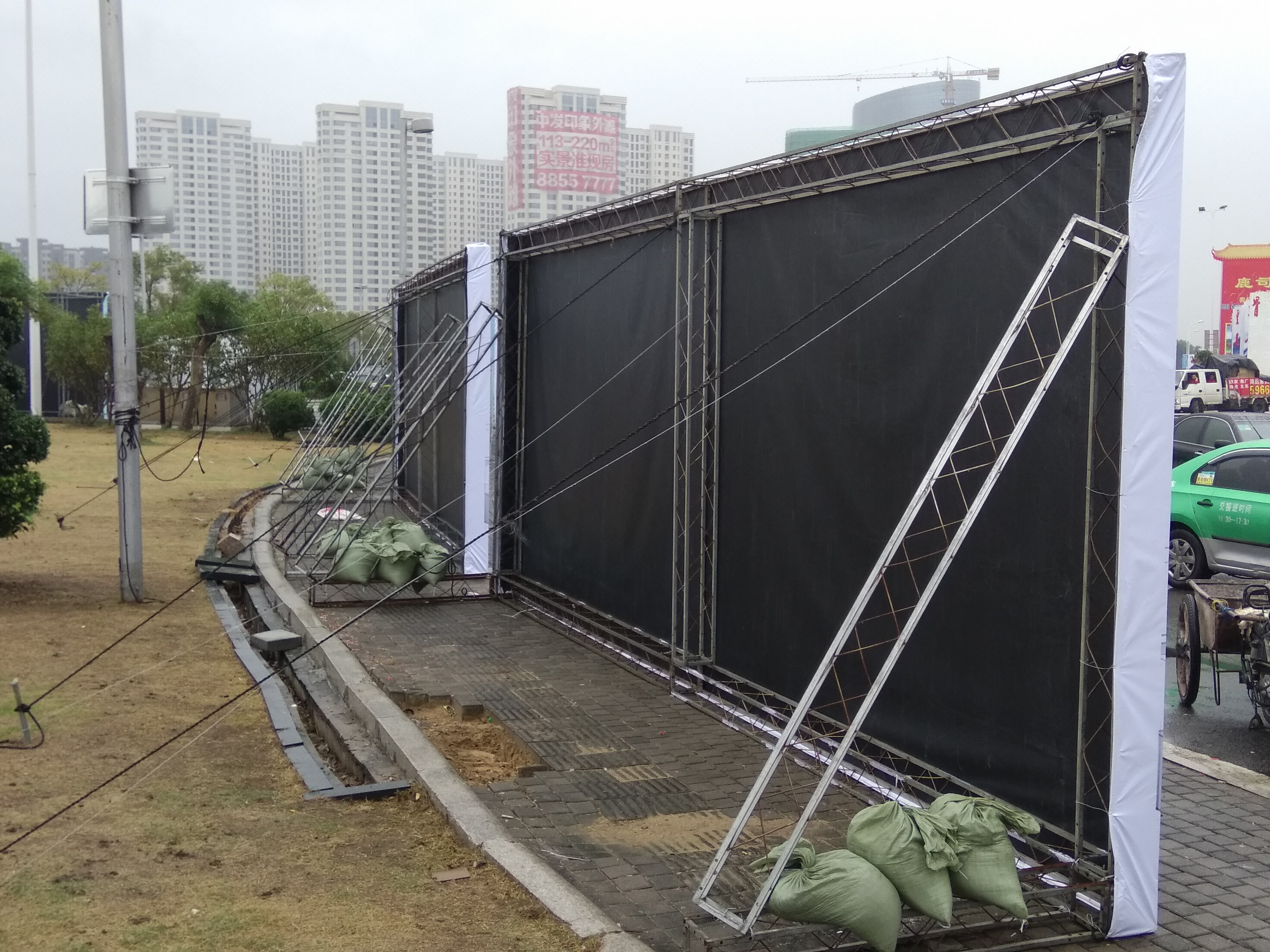 550高清黑底喷绘布